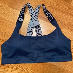 NWOT Figs Sports Bra in Dark Harbour